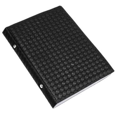 Imagem de Album De Fotos 15X21/40 Trançado Lindo Preto sintético