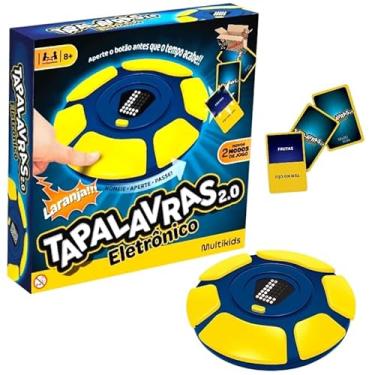 Imagem de Brinquedo Pedagógico Jogo De Tabuleiro Tapalavras Que Trava Letras