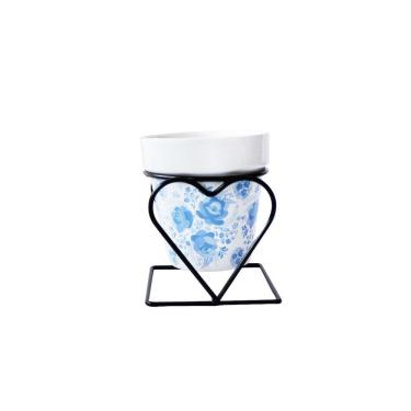 Imagem de Vaso  Decorativo Em Cerâmica Com Suporte 8x9 cm