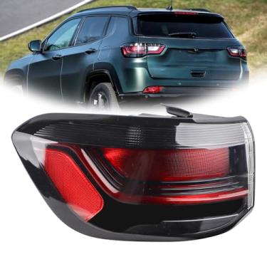 Imagem de YEQSHNG Conjunto de luz traseira externa tipo LED compatível com Jeep Compass 2022-2024 substituição do lado esquerdo do motorista 68461566AB CH2805125