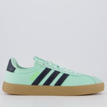 Imagem de Tênis Adidas VL Court 3.0 Feminino Azul e Preto, 37