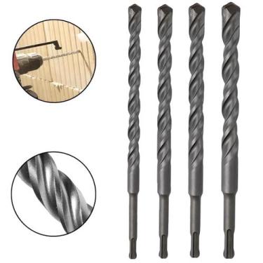 Imagem de Kit Jogo De Broca Vídea 4 Peças 6 A 12Mm Encaixe Sds Plus - Fertak