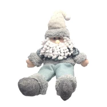 Imagem de Boneco Sentado Papai Noel/Boneco de Neve Xadrez/CZ/VD