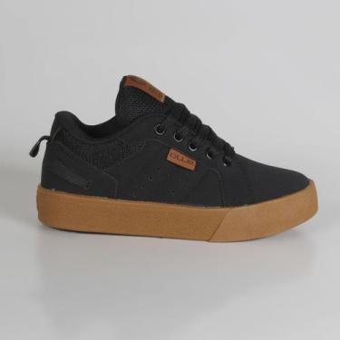 Imagem de Tênis Infantil Masculino Ollie Cyclone Preto, Preto, Crepe, 600, 28