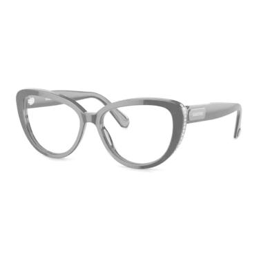 Imagem de Armação Swarovski SK2014 1010 54 Preta Acetato Gatinho