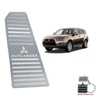 Imagem de Descanso De Pé Mitsubishi Outlander 2008 Até 2013 Aço Inox