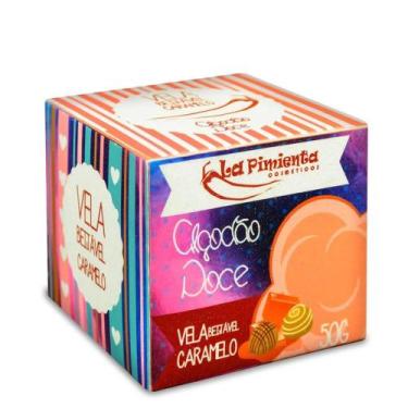 Imagem de Vela beijável gelada para massagem 45g la pimienta, caramelo