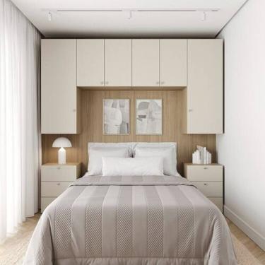 Imagem de Guarda Roupa 6 Módulos 6 Portas 6 Gavetas Frame CabeCasa MadeiraOrigin