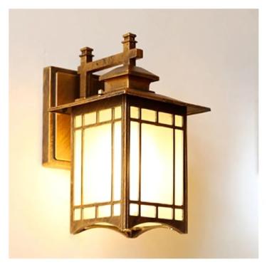 Imagem de Luminária de parede retrô estilo europeu à prova d'água, iluminação externa para pátio chinês, varanda, jardim, corredor, entrada, varanda, luzes, luminária pendente de teto LED, B