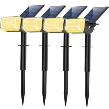 Imagem de Spot Lights Solar WENATY 102 LED Waterproof, pacote com 4