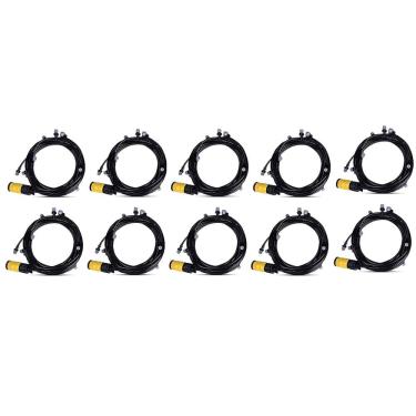 Imagem de Mangueira Nevoa Climatizadora Uni Sistema Irrigacao 10 Metros Kit 10 Uni Jardim Grama Quintal Plantas