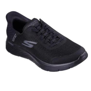 Imagem de Tenis skechers go walk flex hands up ref 216324 masculino, Preto, 42