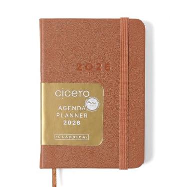 Imagem de AGENDA PLANNER CICEROS 2026 CLASSICA SEMANAL 9X13 CARAMELO