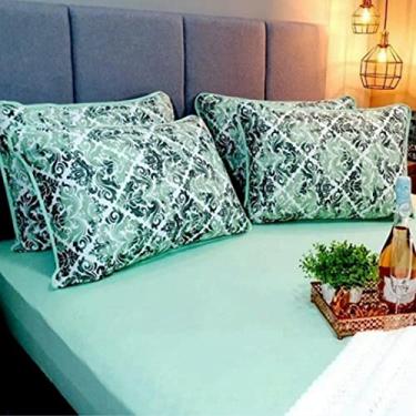 Imagem de Lençol King Malha Basic 100% Algodão Fio 30/1, Tecido 100g, Toque Macio e Respirável, Elástico em Toda Volta, Conforto e Durabilidade, Ideal para Cama Box King, Medidas 198x203x30 – CAMITALIA