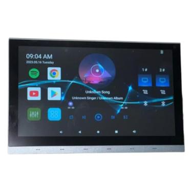 Imagem de Amplificador Som Ambiente Parede 10 Polegadas Wifi Spotify YouTube Bluetooth 2 gigas RAM Android 11 Controle voz Alexa