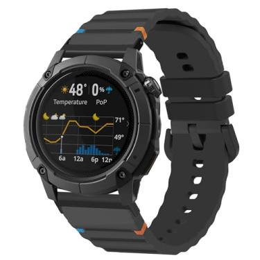 Imagem de Compatível com pulseiras COROS NOMAD de 20 mm, 22 mm, 24 mm, nova pulseira de substituição de linha de tecido de silicone ajustável compatível com smartwatch COROS PACE 3/APEX 2 Pro/APEX 46 mm/APEX 2