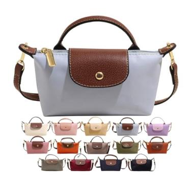 Imagem de Bolsas transversais pequenas para mulheres - Bolsas acolchoadas com alça ajustável para mulheres, bolsas de ombro femininas, Azul claro