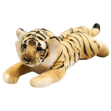 Imagem de Boneca de pelúcia Realistic Tiger 48 cm, bicho de pelúcia macio