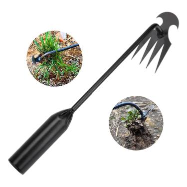 Imagem de ACUDUDOMA Ferramenta de desenraizamento de artefato de capina inoxidável (preto)