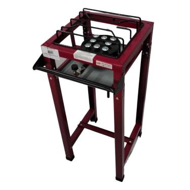 Imagem de Fogão A Gás Roa 1 Boca Grande Alta Pressão Vermelho