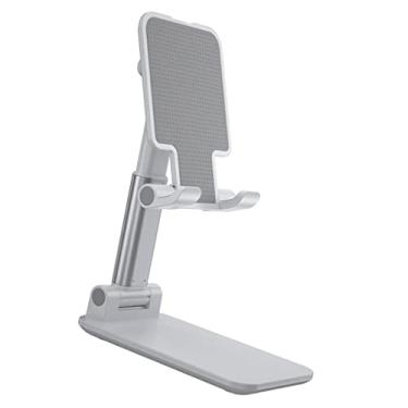 Imagem de gazechimp Suporte Preguiçoso de Dobramento Estável Portátil Universal Do Telefone, Branco