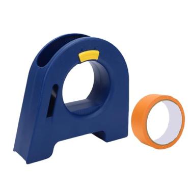Imagem de ZJchao Dispensador de Fita Adesiva, Aplicador de Fita para Pintura e Conjunto de Fita Adesiva laranja. Ferramenta de Aplicação Precisa e suave. Cortador de Fita Portátil para Reformas