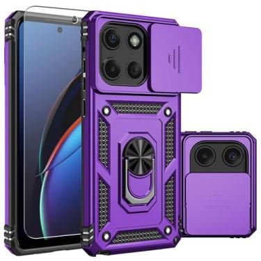 Imagem de Capa para celular YZOK Moto G Stylus 5G 2025 roxa