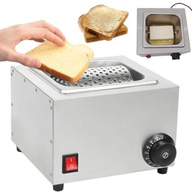 Imagem de Roda elétrica aprimorada para manteiga/queijo - Derreta em 3 segundos para passar em hambúrgueres, pão e sanduíches | Controle de temperatura de 30 a 90 °C | Economiza 30% de manteiga | Aço inoxi