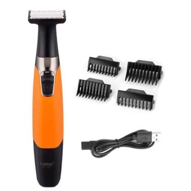 Imagem de Barbeador Elétrico Recarregável Kemei 1910 A Prova D'Água