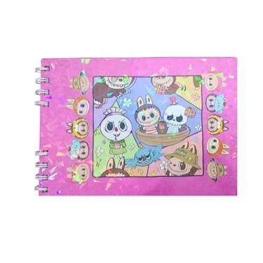 Imagem de Caderno de Desenho A5, Capa Dura, 48 Folhas, Papel, 14,8 x 21 cm (Pink)