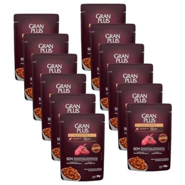 Imagem de Granplus Sachê Cães Adultos Ovelha 100g 12 Unid Ração Umida