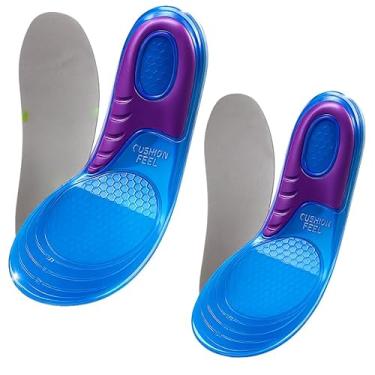 Imagem de Palmilha Gel Ortopédica Nervus Tecnologia 7D Para Dores no Pé Esporão Fascite Plantar Conforto para Caminhar Trabalhar Ficar em Pé Ideal para Tênis Sapatos Botas