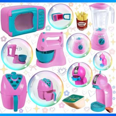 Imagem de Kit Cozinha Completa Brinquedo Infantil 7pçs O Mais Vendido - Zucatoys