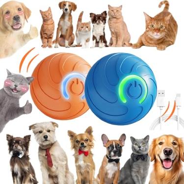 Imagem de Bola de salto inteligente para cães – brinquedos interativos para cães, bola de salto inteligente, bolas vibratórias interativas com movimento automático, design resistente à mastigação para todos os