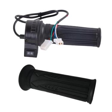 Imagem de kowaku Manopla de acelerador giratória para bicicleta elétrica com cabos - Peças de reposição para manoplas de acelerador de scooters elétricas, Controle de Cruzeiro