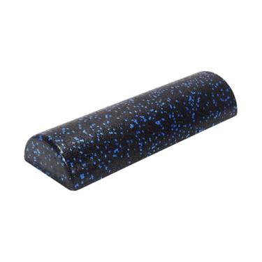 Imagem de Shakven Rolo de espuma de alta densidade, espuma de rolo de exercício | Massageador atlético de corpo inteiro meio - Espuma firme de rolo de ioga, espuma de rolo de treino para exercícios, massagem,