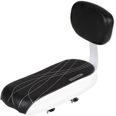 Imagem de Lixada Assento traseiro de bicicleta, bicicleta de montanha, couro sintético, almofada traseira macia para crianças com descanso traseiro