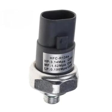 Imagem de Sensor de pressão do ar condicionado compatível com Odyssey 1999-2010, Accord 2003-2005 e Insight 2000-2005. Sensor de pressão do ar condicionado, interruptor do sensor de ar condicionado B01A61503