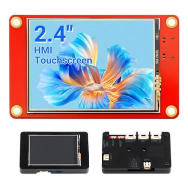 Imagem de ELECROW Tela ESP32 320 × 240, tela sensível ao toque HMI de 2,4 polegadas SPI TFT LCD Touchscreen com caixa de acrílico, processador LX6 dual-core de 32 bits, até 240 MHz, compatível com Arduino, LVGL
