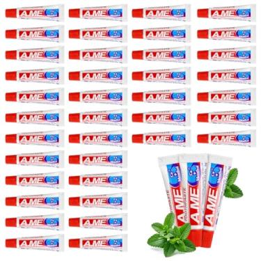 Imagem de Pasta de dente tamanho viagem a granel, pasta de dente pequena descartável em movimento, tamanho compacto de bolso de viagem para férias, hotel, abrigo, casa de repouso, caridade (200)