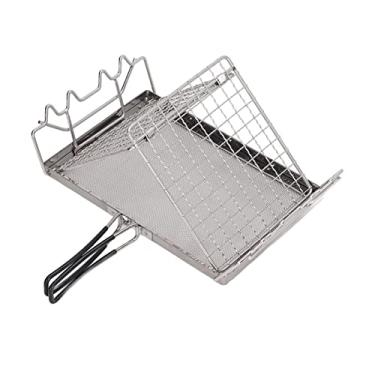 Imagem de aqxreight Torradeira de Fogão de Acampamento Dobrável Portátil Estrutura Estável de Aço Inoxidável Torradeira de Fogão Ao Ar Livre para Piquenique Operar Levar é Embalagem Pode Conveniente de de