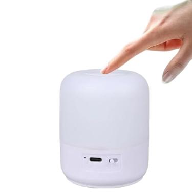 Imagem de Abajur Quarto Luminária Led De Mesa Criado Mudo Recarregável Touch Cabeceira De Quarto Luz Estudos