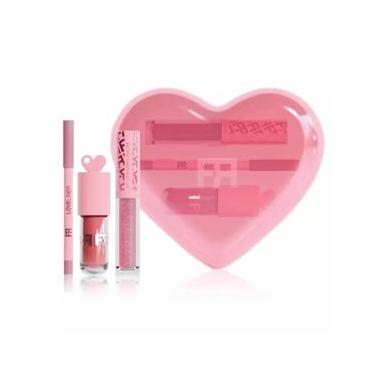 Imagem de Kit Fran Love by Franciny Ehlke Gloss e Lápis Lábial Rosa