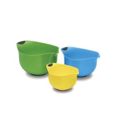 Imagem de CONJUNTO CUISINART 3 BOWLS COLORS DE PLÁSTICO COLORIDOS CTG-00-3MBM