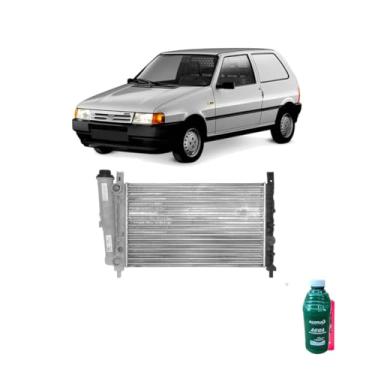 Imagem de Kit Radiador Uno 1.5 87/93 C/S Ar Aditivo Pronto Uso 1L + Água Desmineralizada 1L