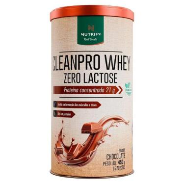 Imagem de Proteína Clean Pro Whey Zero Lactose Nutrify, Chocolate