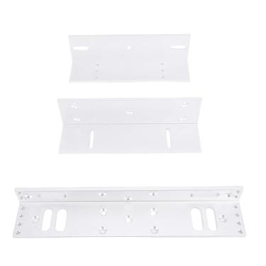 Imagem de Hyuduo Suporte Z e L para Fechadura Eletromagnética de 280KG, Suporte de Montagem Em Liga de Alumínio Com Força de Retenção de 280KG para Controle de Acesso de Porta única Em Loja de Escritórios