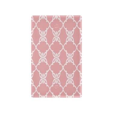 Imagem de Wassud Placa de cobertura de interruptor de luz, capas de tomada decorativas, placa de parede para tomadas elétricas, textura simples, em branco, 11 x 6 cm