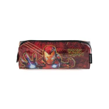 Imagem de Estojo Escolar Masculino Homem de Ferro Vermelho - Bagaggio, U