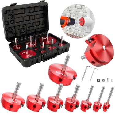 Imagem de DIYLOG Alargador de tubo de PVC, protetor de encaixe de PVC, 9 peças alargador de tubo para SCH40, inclui 1/5.1 cm, 3/10.2 cm, 2.5 cm, 1-1/10.2 cm, 1-1/5.1 cm, 5.1 cm, 2-1/5.1 cm, 7.6 cm, 10.2 cm